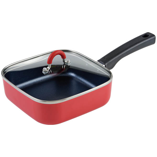 【100Pもらえる・11/30まで期間限定】ToMay　スクエアパン18cm　レッド