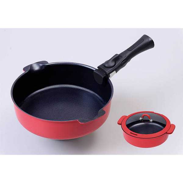 【100Pもらえる・11/30まで期間限定】ToMay　2WAYマルチパン24cm　レッド