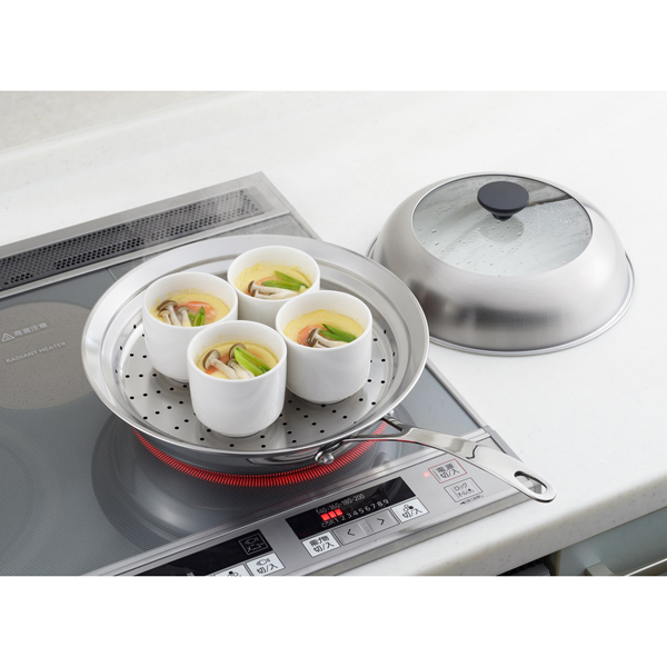 見える!フライパン用蒸し器24~26cm用